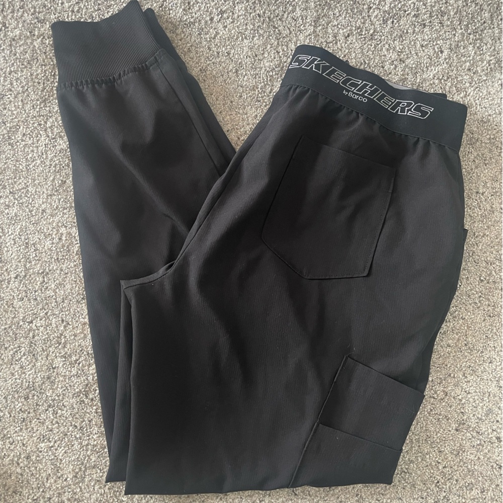 Sketchers Black Jogger Scrub Bottom